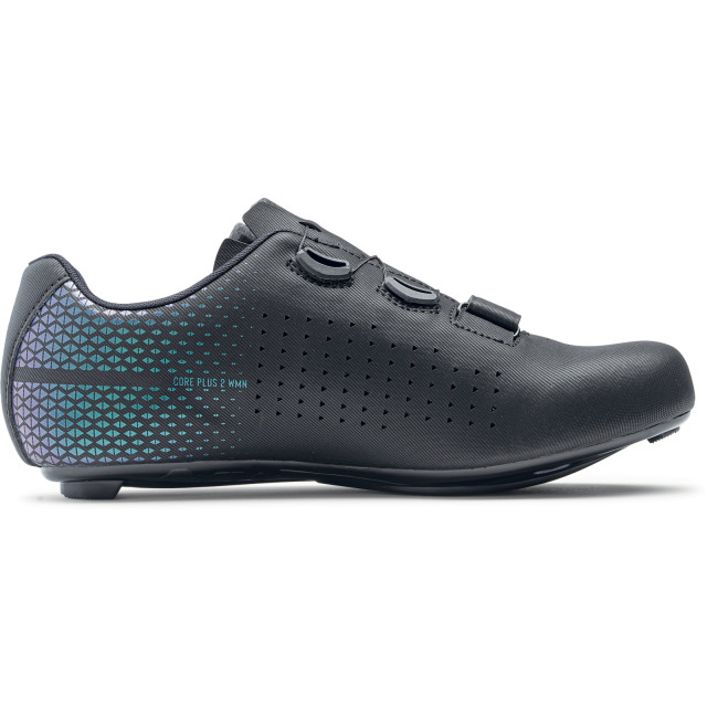 Northwave Schuhe Core Plus 2 Woman, 36, Black/Iridescent